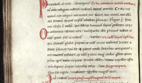 Lettre d'Hugues de Payns (Hugo Peccator)Lettre envoyée aux frères du Temple à Jérusalem (v. 1127-1129).&copy; Biblitothèque municipale de Nîmes